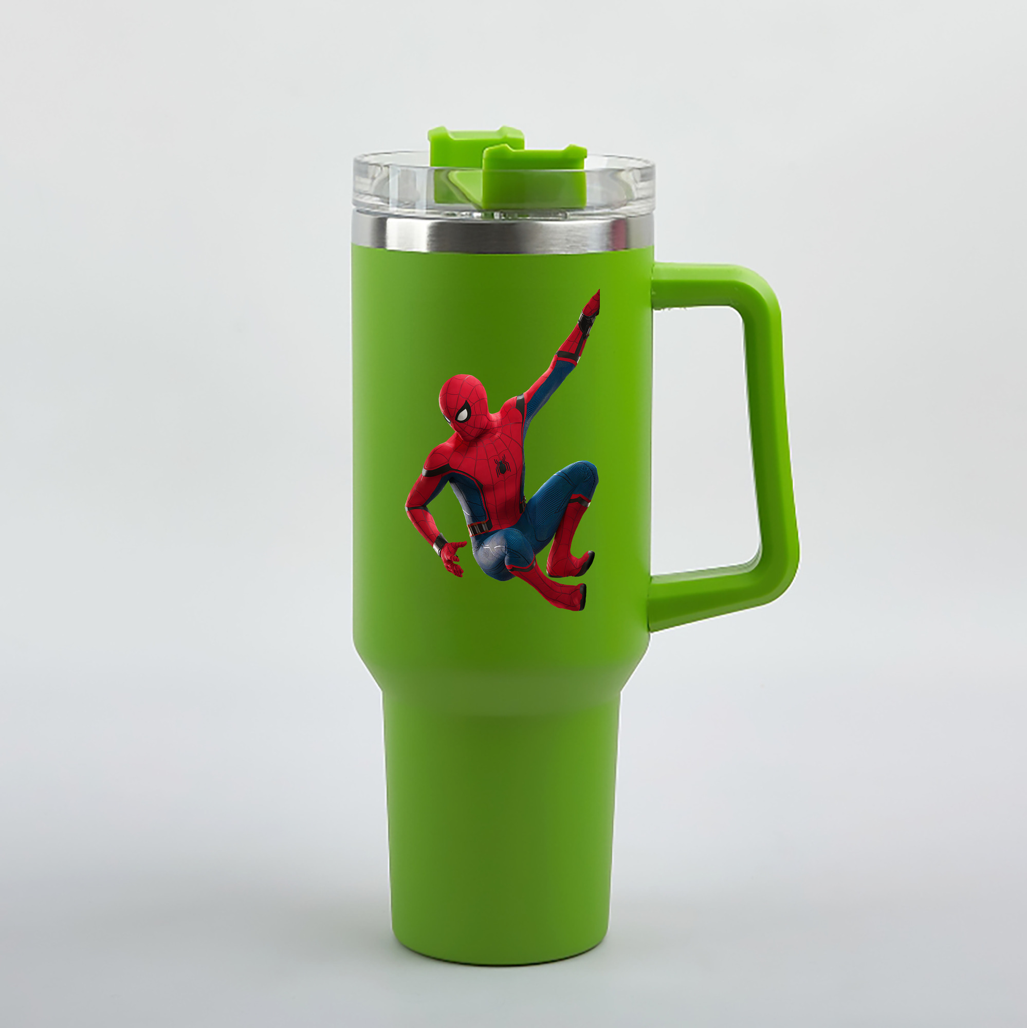 （画像用） Spider Man スパイダーマン 1200mL車用タンブラー（カラープリント）